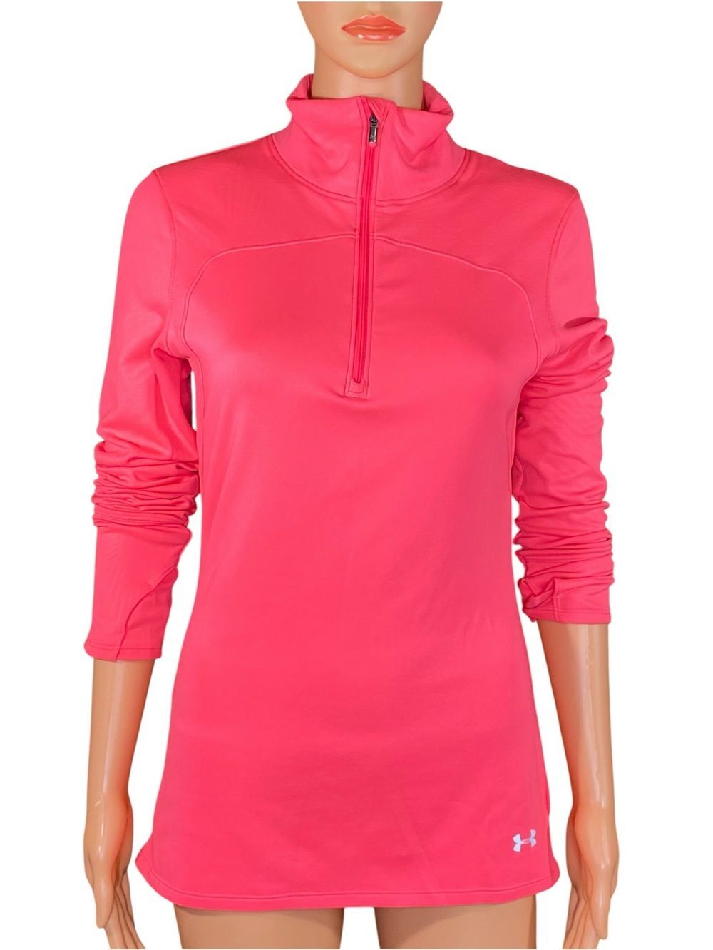 Under Armour Fitted Pullover Cold Gear Quarter Zip Morning Runs Gym Workouts Med